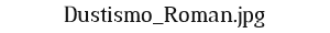 Dustismo_Roman