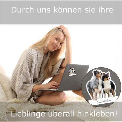 Tierfoto Aufkleber