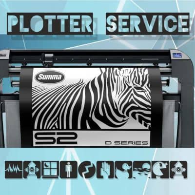 Geplottete Aufkleber