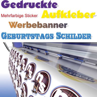 Gedruckte - Aufkleber