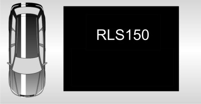 Rallystreifen - 150mm breit je Meter