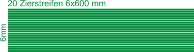 Zierstreifen 6mm