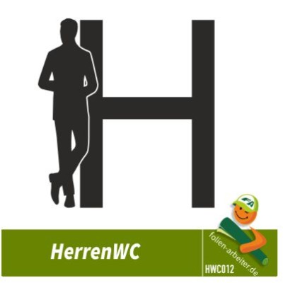 Herrentoilette WC Symbole Gentleman