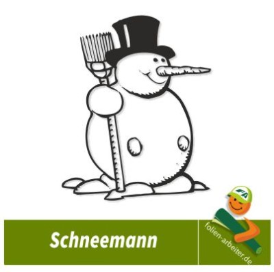Aufkleber Schneemann Fenster Deko