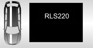 Rallystreifen - 220mm breit je Meter