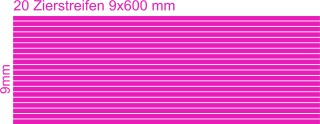 Zierstreifen 9mm