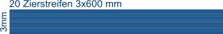 Zierstreifen 3mm