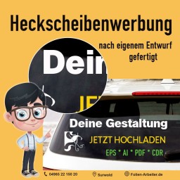 Heckscheibenaufkleber plotten lassen