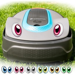 Hochwertige Mähroboter Augen-Aufkleber: Verleihe Deinem Rasenroboter Individualität