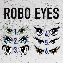 Mähroboter AUGEN II - Tolle Designs auch für Saugroboter geeignet