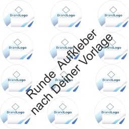 Runde Aufkleber gedruckt für In- & Outdoor